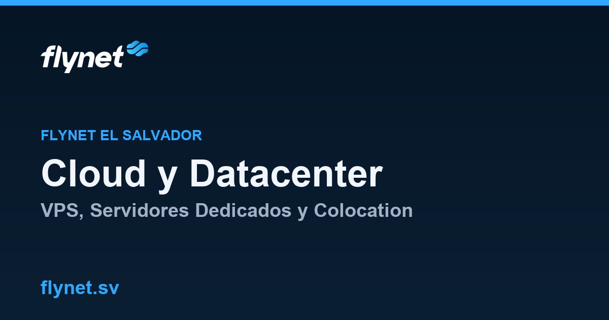 Cloud VPS, Servidores Dedicados y Colocation | Flynet